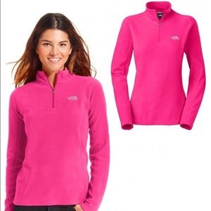 North Face 1/4 Zip Fleece Pullover